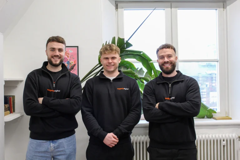 Upgraded from home setups to “The Shoebox” office.